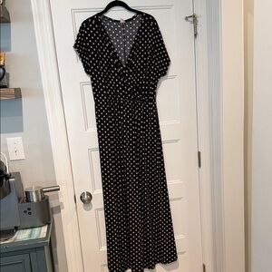 Polka Dot Maxi Dress